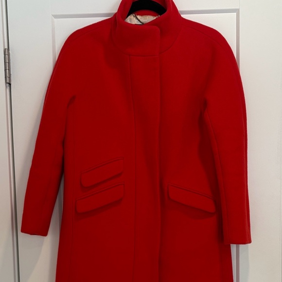 Women's JCrew Stadium Cloth Coat - Picture 2 of 7
